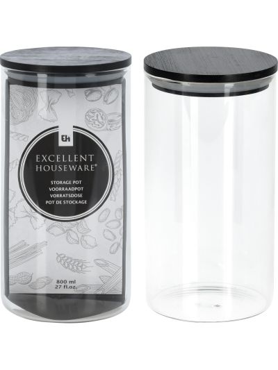 STORAGE JAR 800ML WITH LID