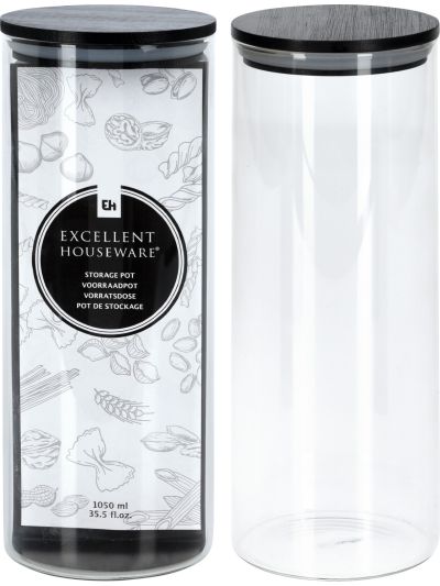 STORAGE JAR 1050ML WITH LID