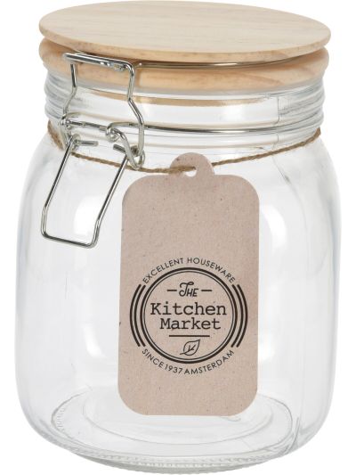 STORAGE JAR GLASS 1150ML