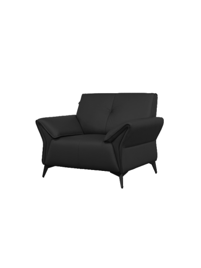 1-Seater Sofa Black 1080*840*850mm (DA6017)
