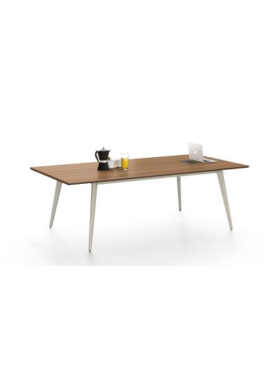 Meeting Table Australian Oak + Ash Gray 2400*1200*750mm (DG01-C0124)