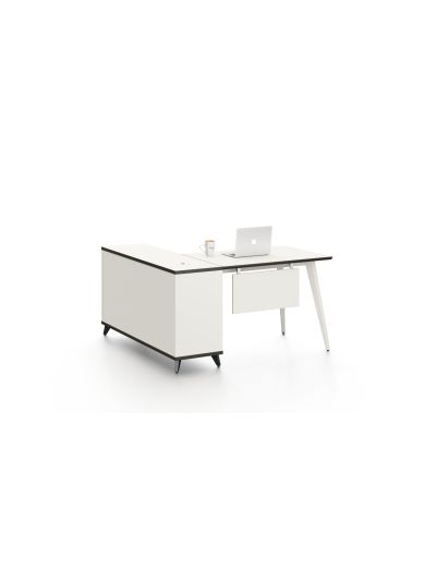 Executive Desk Angel White 1400*1400*750mm (DG01-D0114W)
