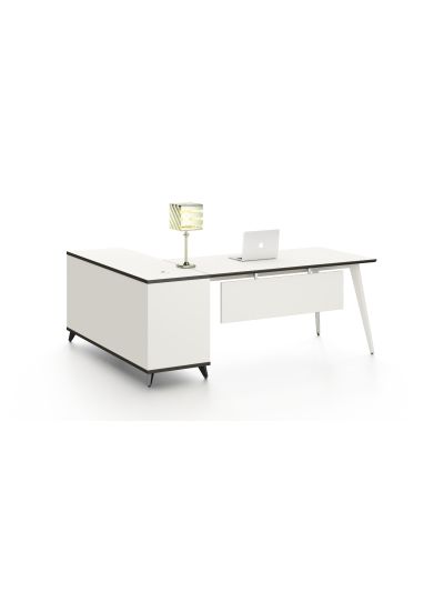 Executive Desk Angel White 2000*1600*750mm (DG01-D0120W)