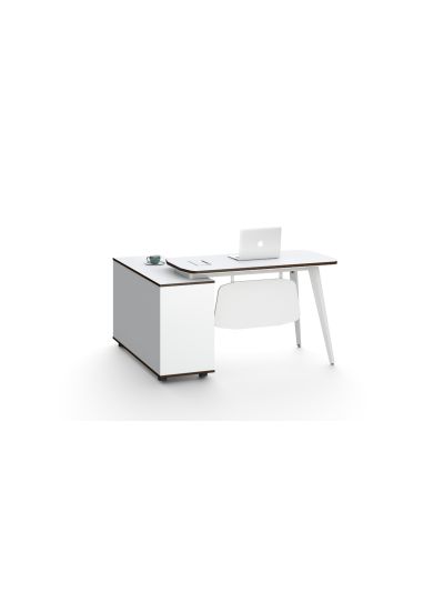 Executive Desk Angel White 1400*1200*750mm (DG01-D0514)