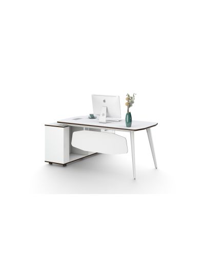 Executive Desk Angel White 1800*1600*750mm (DG01-D0518)