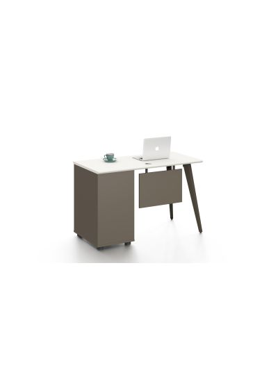 Single Desk White + Gray 1200*600*750mm (DG01-D0912G)
