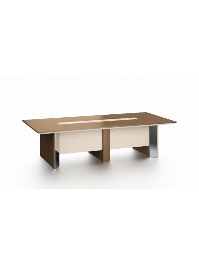 Conference Table Walnut + Elegance Gray 3000*1400*760mm (DG28-C0130)
