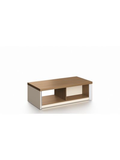 Coffee Table Walnut + Elegance Gray 1400*700*450mm (DG28-F0114)