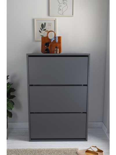 DECORATIVE SHOERACK-ANTHRACITE