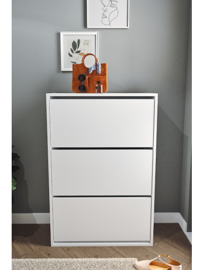 DECORATIVE SHOERACK-WHITE