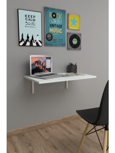 WALL MOUNTED 72*45 CM TABLE-WHITE
