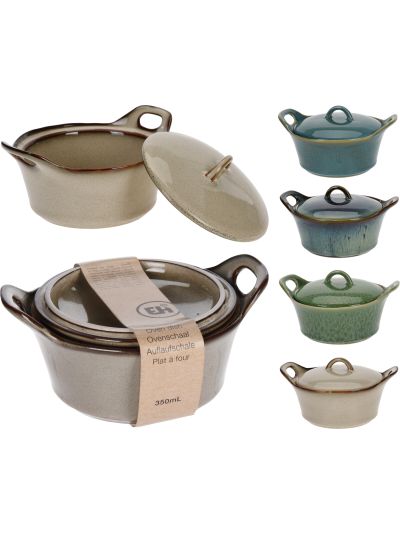 PAN STONEWARE 350ML 4ASS CLR