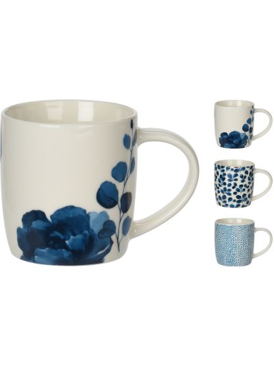 MUG 330ML PORCELAIN 3ASS