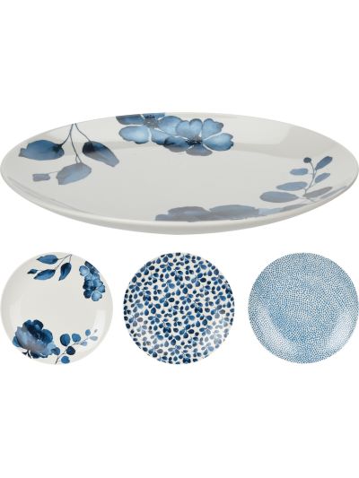 PLATE NEW BONE PORCELAIN 3ASS