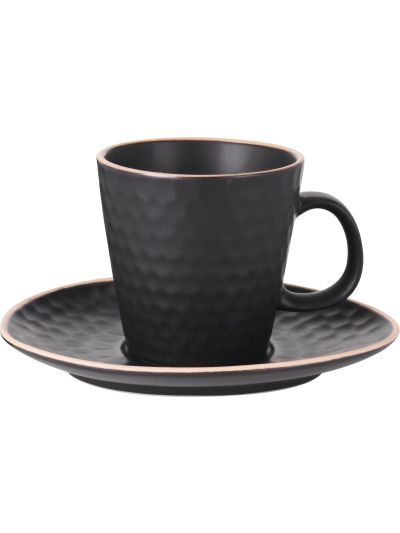 CUP AND SAUCER STONEWARE 220ML