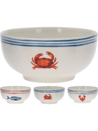 BOWL DIA 14CM PORCELAIN 3ASS