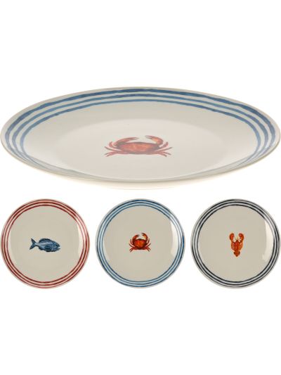 PLATE DIA 27CM PORCELAIN 3ASS