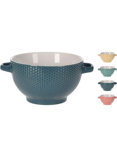 SOUP BOWL STONEWARE 680ML/23OZ