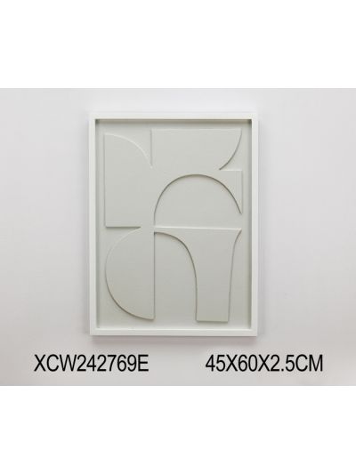 Breathe A Framed Canvas with 3D Objects 45X60X2.5CM (XCW242769E)