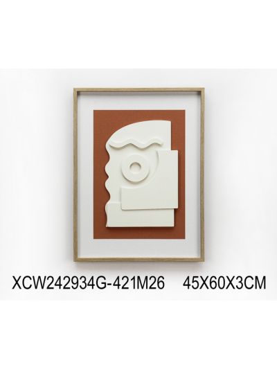 Madrid A Framed Canvas with 3D Objects 45X60X3CM (XCW242934G)