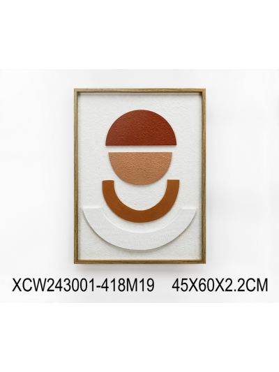 Forever B Framed Canvas with 3D Objects 45X60X2.2CM (XCW243001)