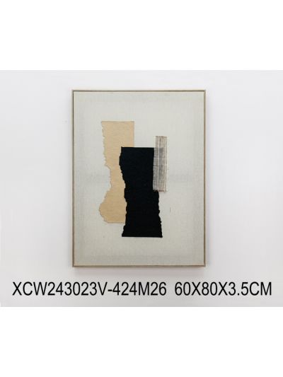 Positive A Framed Canvas with 3D Objects 60X80X3.5CM (XCW243023V)