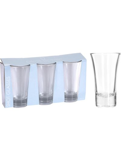 SHOT GLASS 80ML SET 3PCS