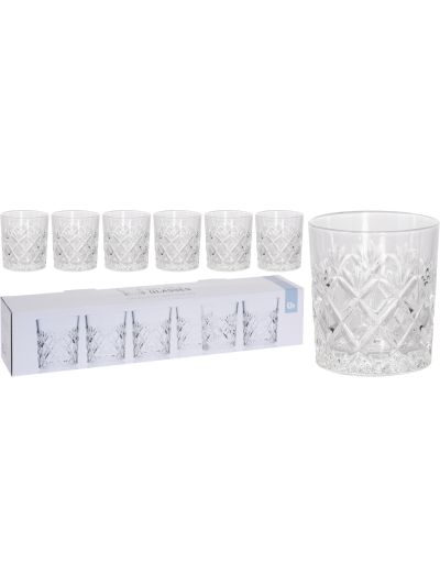 DRINKING GLASS SET 6PCS