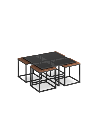 Zagreb Coffee Table 85*85*45 /41*41*41